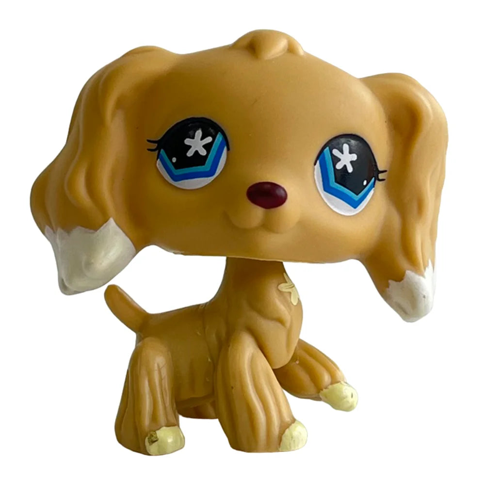 Sammler-Kittenfigur mit hellbraunem Fell und großen blauen Augen