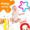 Colorful Telescopic Pop Tubes Sensory Toy Set (8 Pieces)