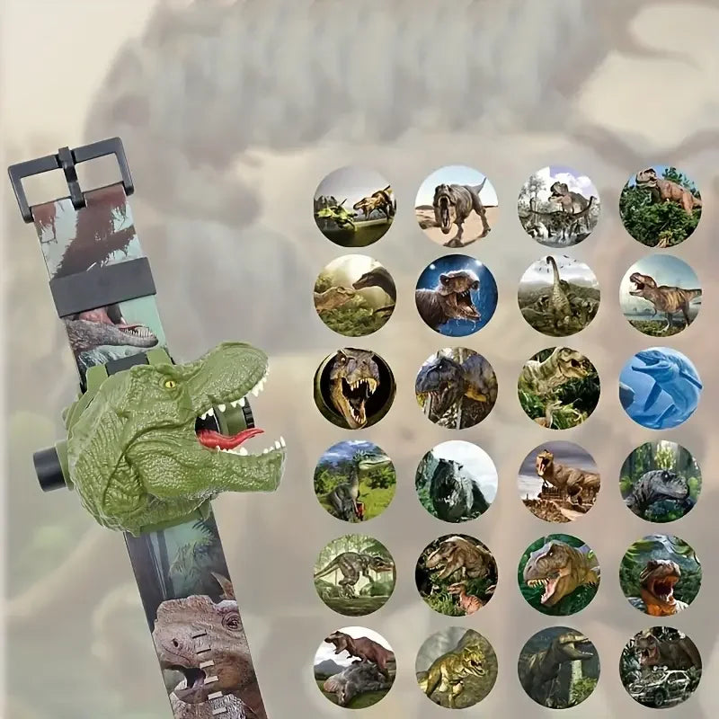 Kids 3D Dinosaur Projection Watch with Luminous Display