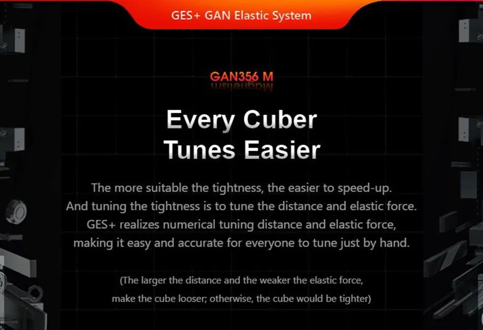 GAN 356 M Magnetic Speed Cube – Professional 3x3 Puzzle