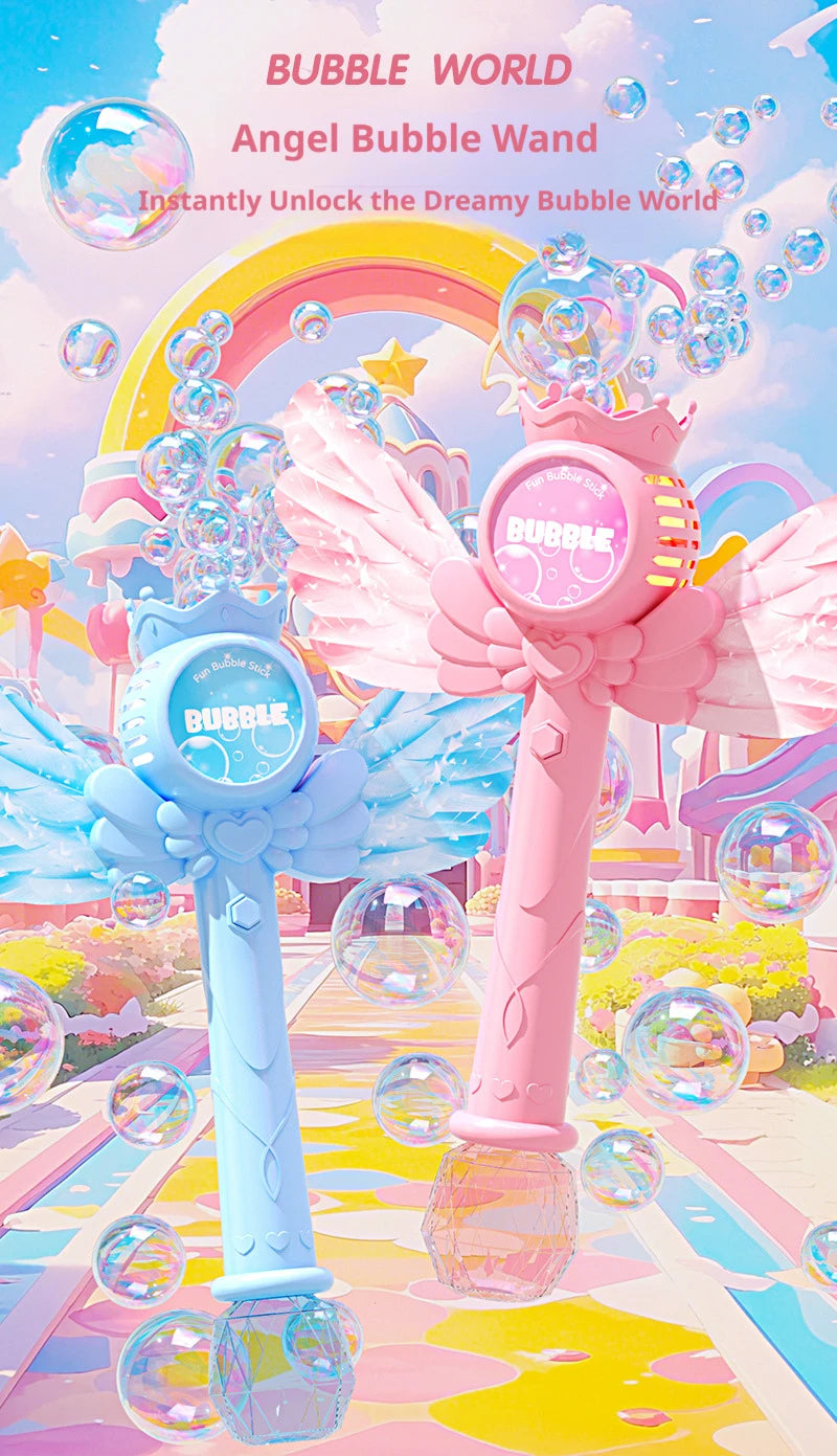 Automatic Bubble Gun with Lights and Sound