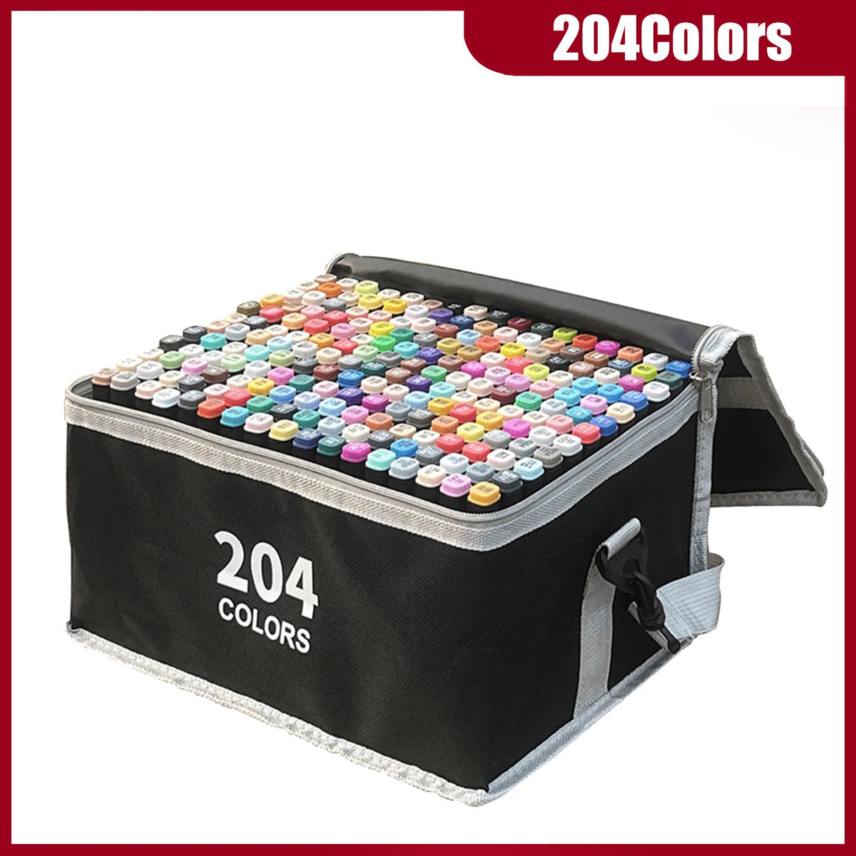 Dual-Tip Alcohol Art Markers – 24 to 262 Color Sets for Illustration & DIY