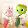 Cartoon Animal Rattle Handbell for Baby Sensory Development