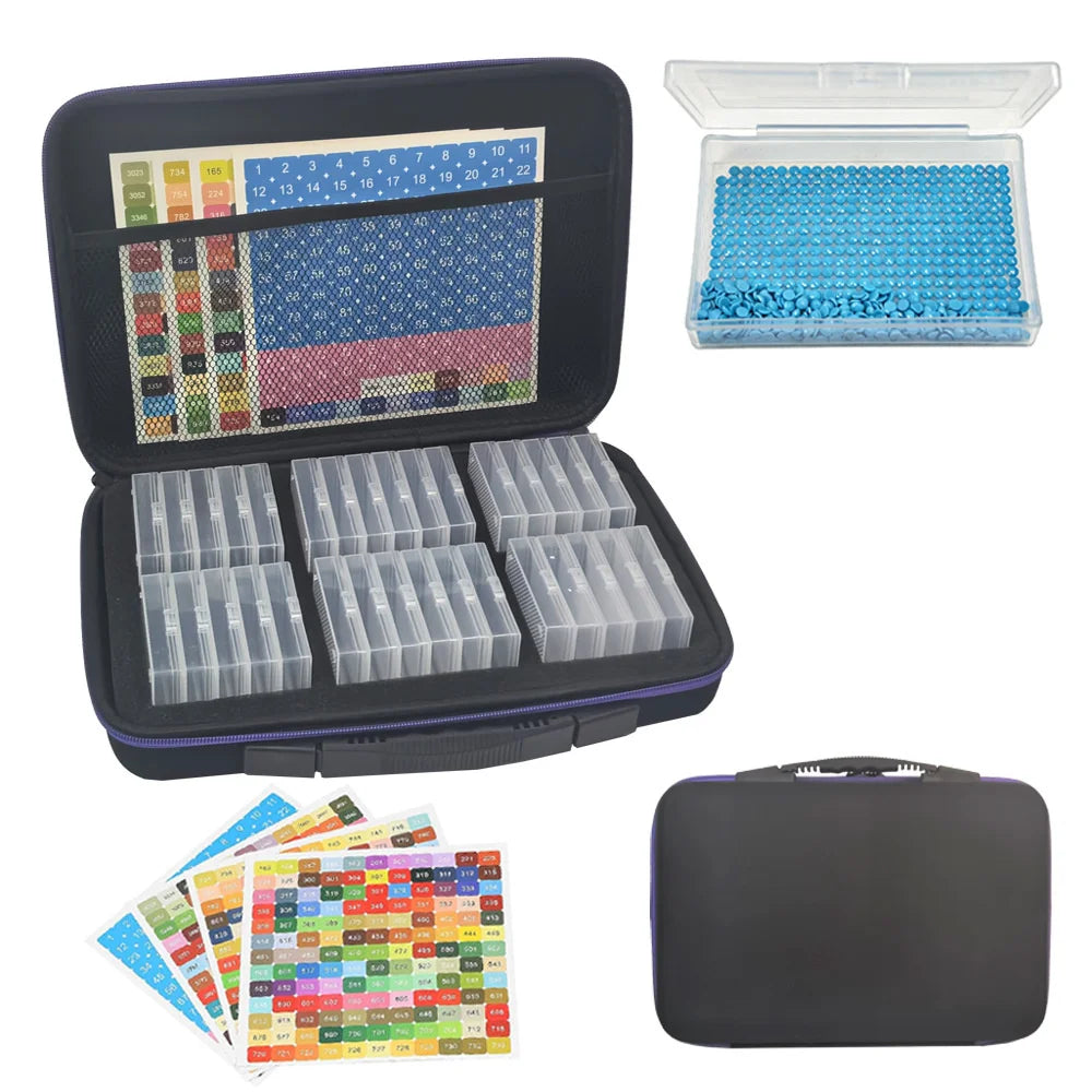 Diamond Painting Storage Trays with Lids (32 or 64 Grids)