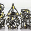 Hollow Metal Polyhedral Dragon Dice Set