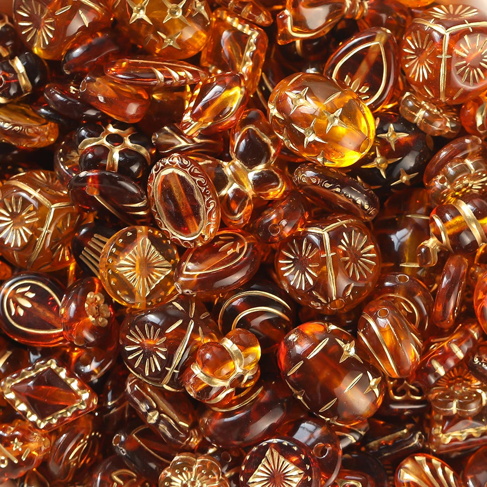 Mixed Classical Acrylic Spacer Beads for DIY Jewelry Making