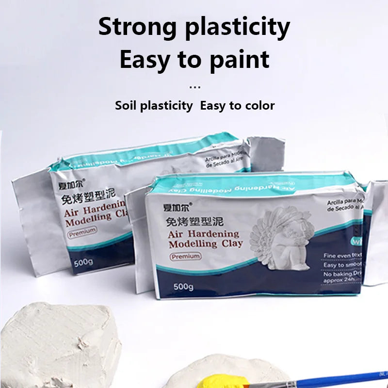 Creative Air-Dry Clay Craft Kit for Handmade Art Projects