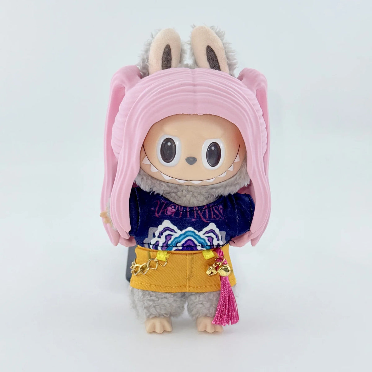 Cute Leather Outfit Set for 15/17cm Labubu Dolls