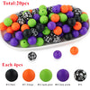 15mm Printed Silicone Beads Value Pack – 20 Pieces for DIY Jewelry & Crafts