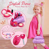 Pretend Play Makeup Kit for Kids with Princess Purse