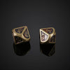 Bronze Metal Polyhedral Dice Set for RPG Games