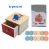 Wooden Montessori Sorting Box with Shape & Color Matching Games