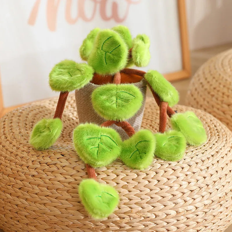 Lifelike Pothos Plush Plant – Soft Home Decor Accent