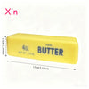 A yellow butter bar squishy stress relief toy with the brand name Galiel visible on the side.