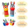 Baby Wrist Rattles and Foot Finder Socks Set