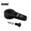 Black Injora 25T high-torque low-profile digital servo with attached screws