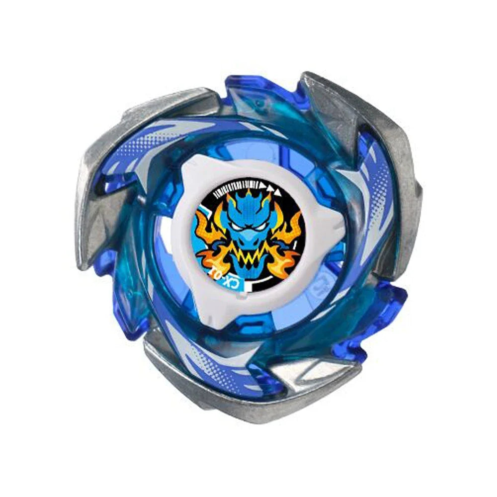 Beyblade Burst Gyro X Starter Pack Pegasus Blast featuring a blue and silver spinning top.