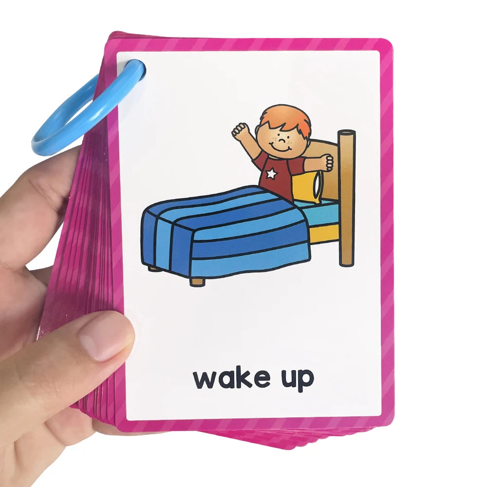 Montessori English Word Learning Cards for Kids