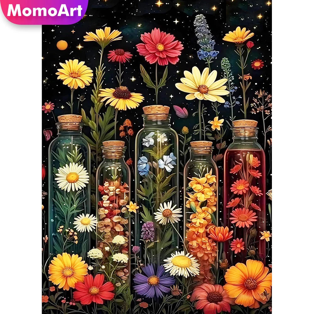 Floral Diamond Painting Kit for Adults & Beginners