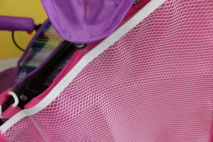 Universal Stroller Side Organizer with Large Capacity Mesh Storage