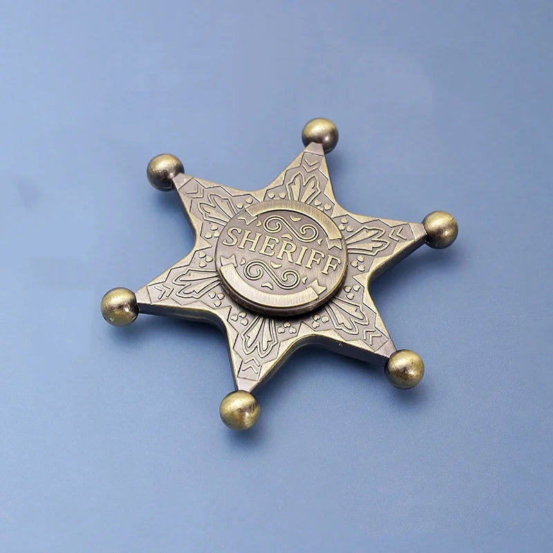 Hexagonal Metal Fidget Spinner with Smooth Rotation