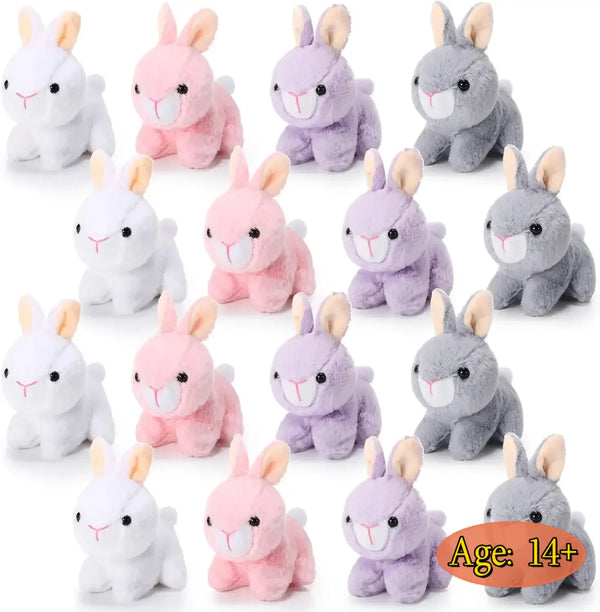 Adorable Mini Plush Bunny Set – Soft Stuffed Rabbits for Easter, Gifts & Decor