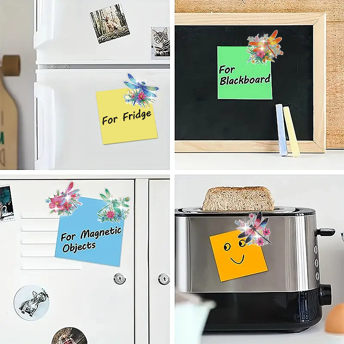 Butterfly Diamond Painting Magnets Kit – 8 Designs