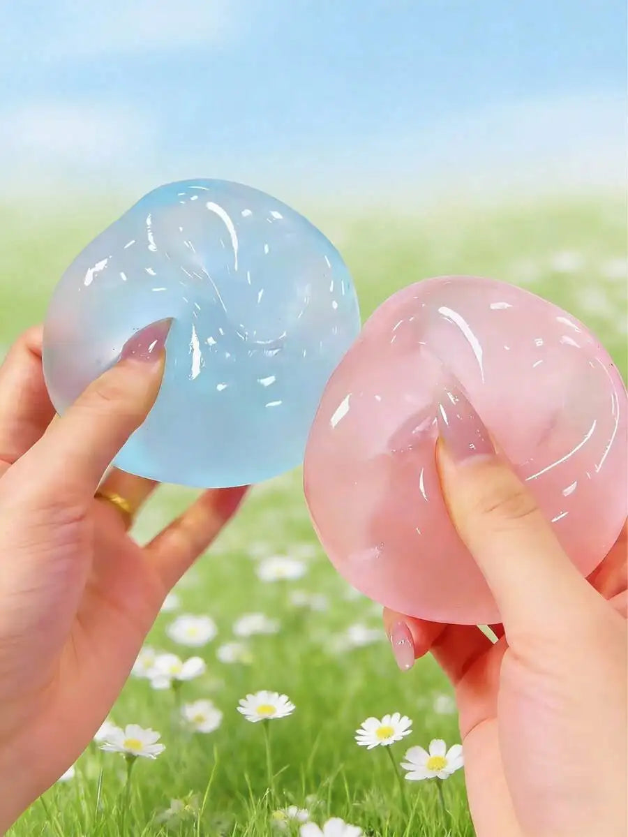 Moldable Stress Relief Squeeze Ball – Slow Rebound Coconut Scent