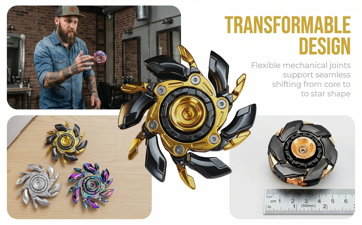 Precision Alloy Fidget Spinner for Stress Relief