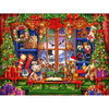 Christmas Diamond Painting Kit with Frame, Scenic Art for Adults