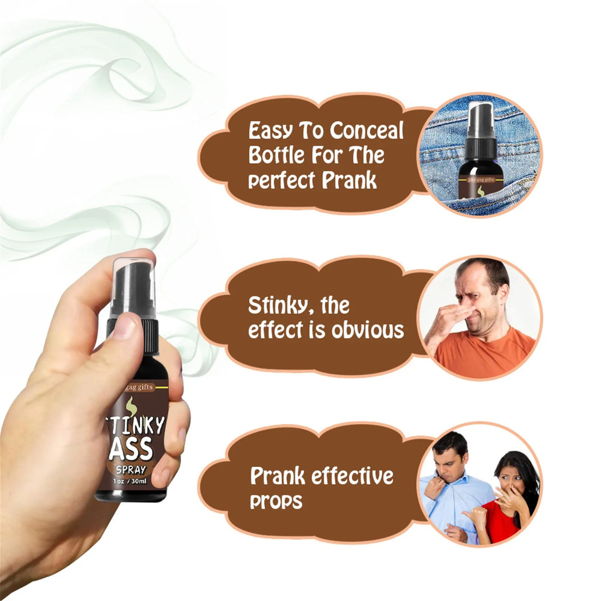Stinky Prank Spray – Hilarious Gag Gift for Parties and Pranks