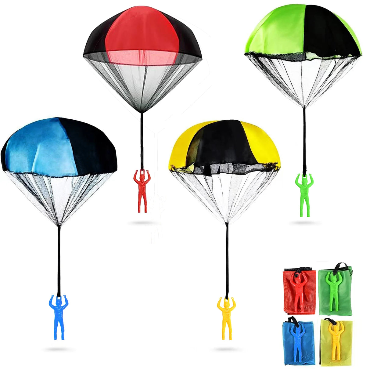 Kids' Flying Parachute Toy for Indoor & Outdoor Play