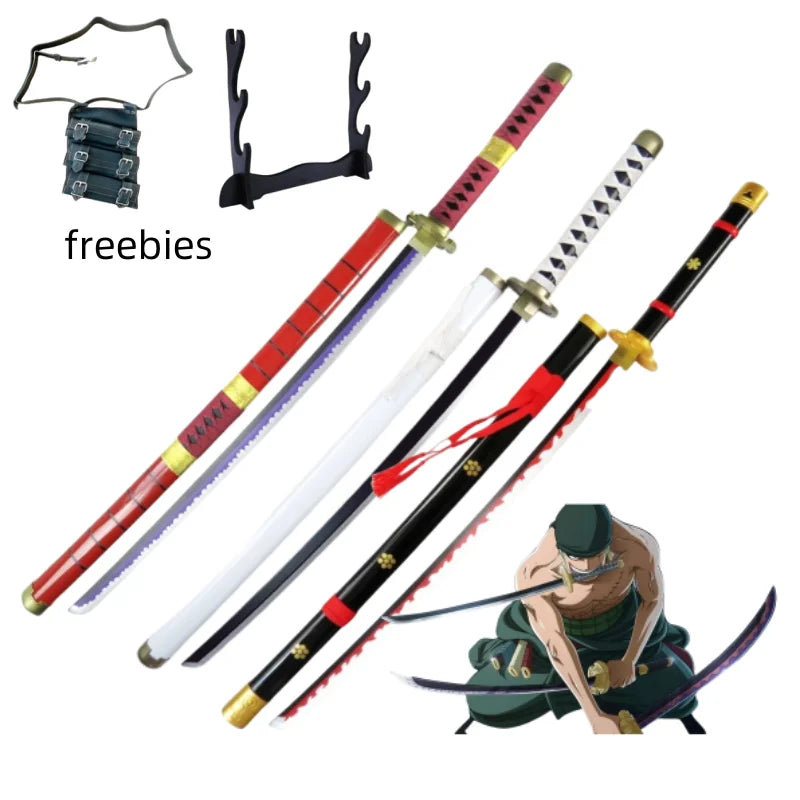 Roronoa Zoro Katana Cosplay Sword – 41-Inch Anime Replica