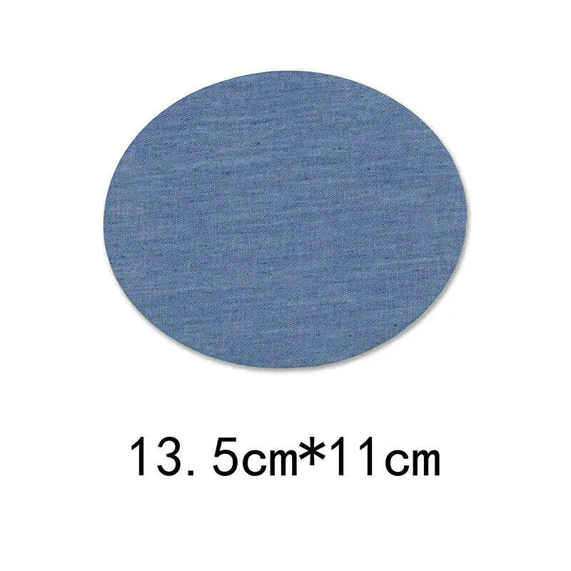 Iron-On Denim Patches for Jeans Repair & DIY Crafts