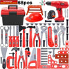 Kids Pretend Play Tool Set with Realistic Repair Accessories