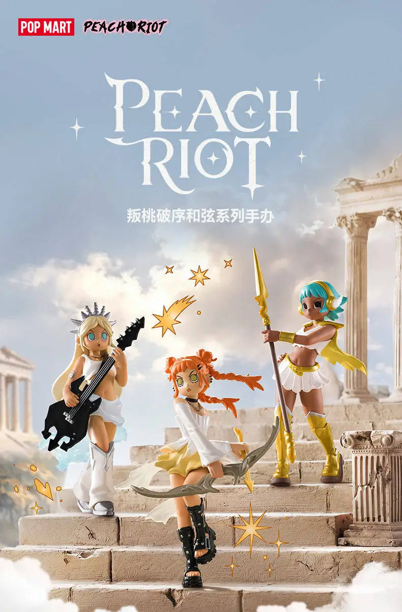 POP MART Peach Riot Power Chords Series Blind Box Collectible Figurine
