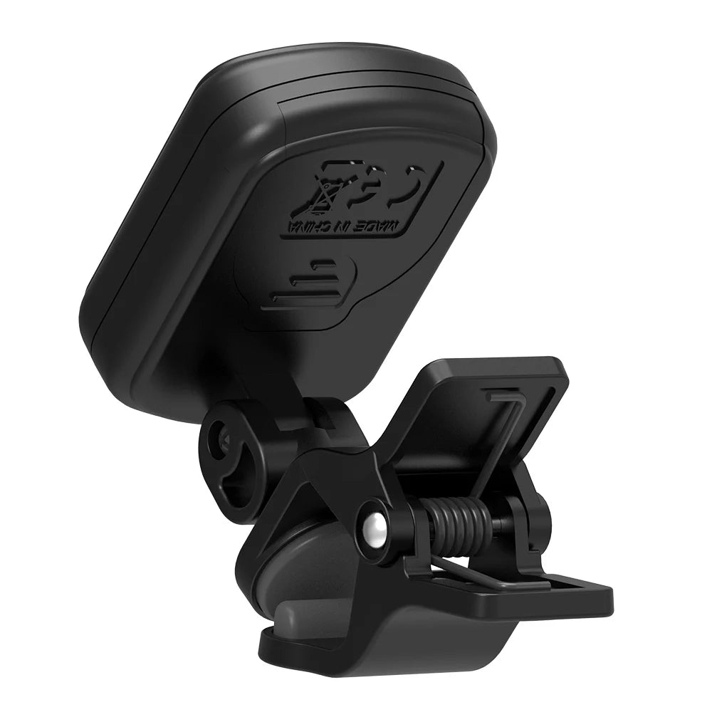 Rotatable Clip-On Tuner with LCD Display for Guitar, Bass, Ukulele & More