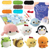 Animal Crochet Kit for Beginners – Complete Starter Set with Step-by-Step Guide