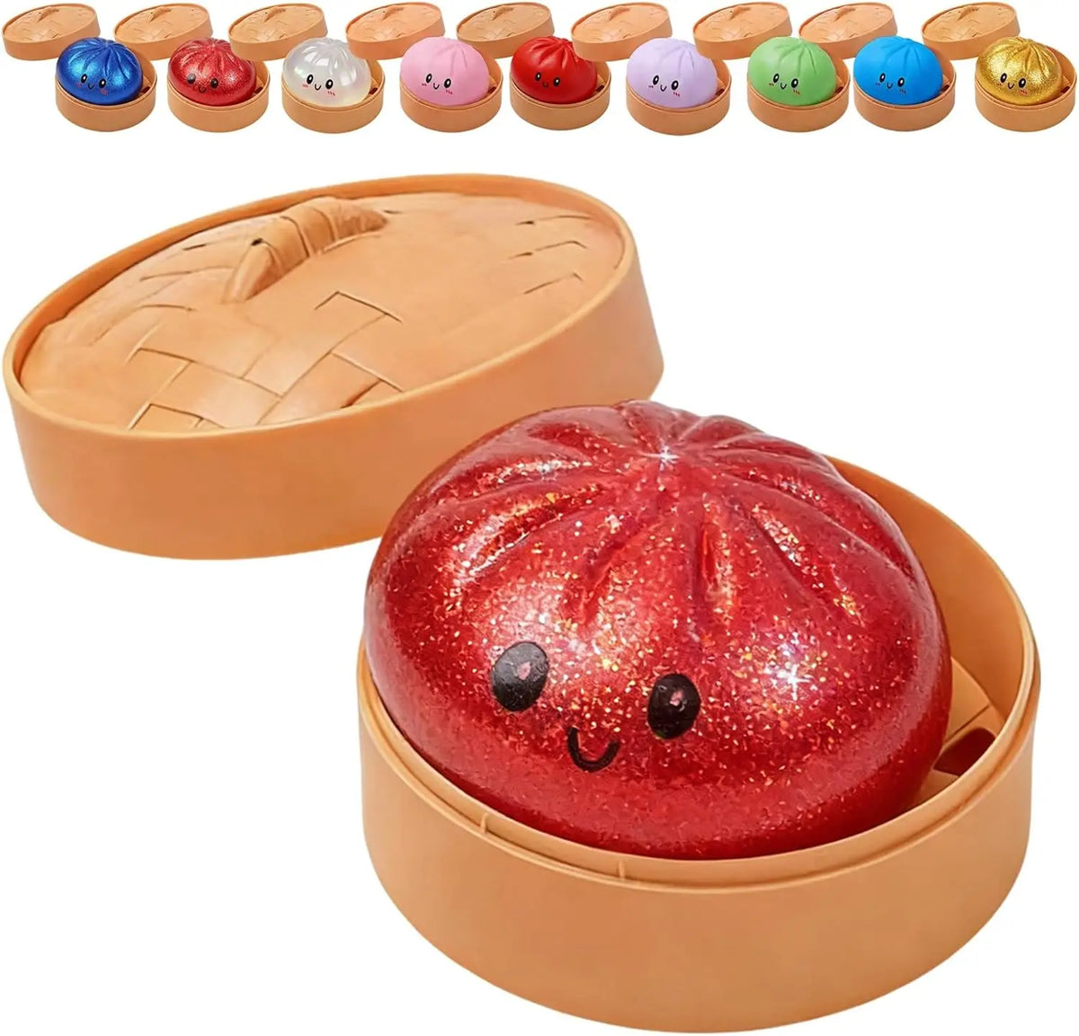 Glitter Dumpling Squishy Stress Relief Toy