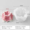 Floral Silicone Mold for Soap, Resin, and Candle Making