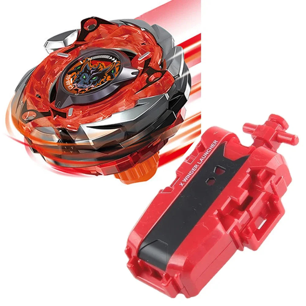 Metal Fusion Spinning Top Battle Set with Launcher