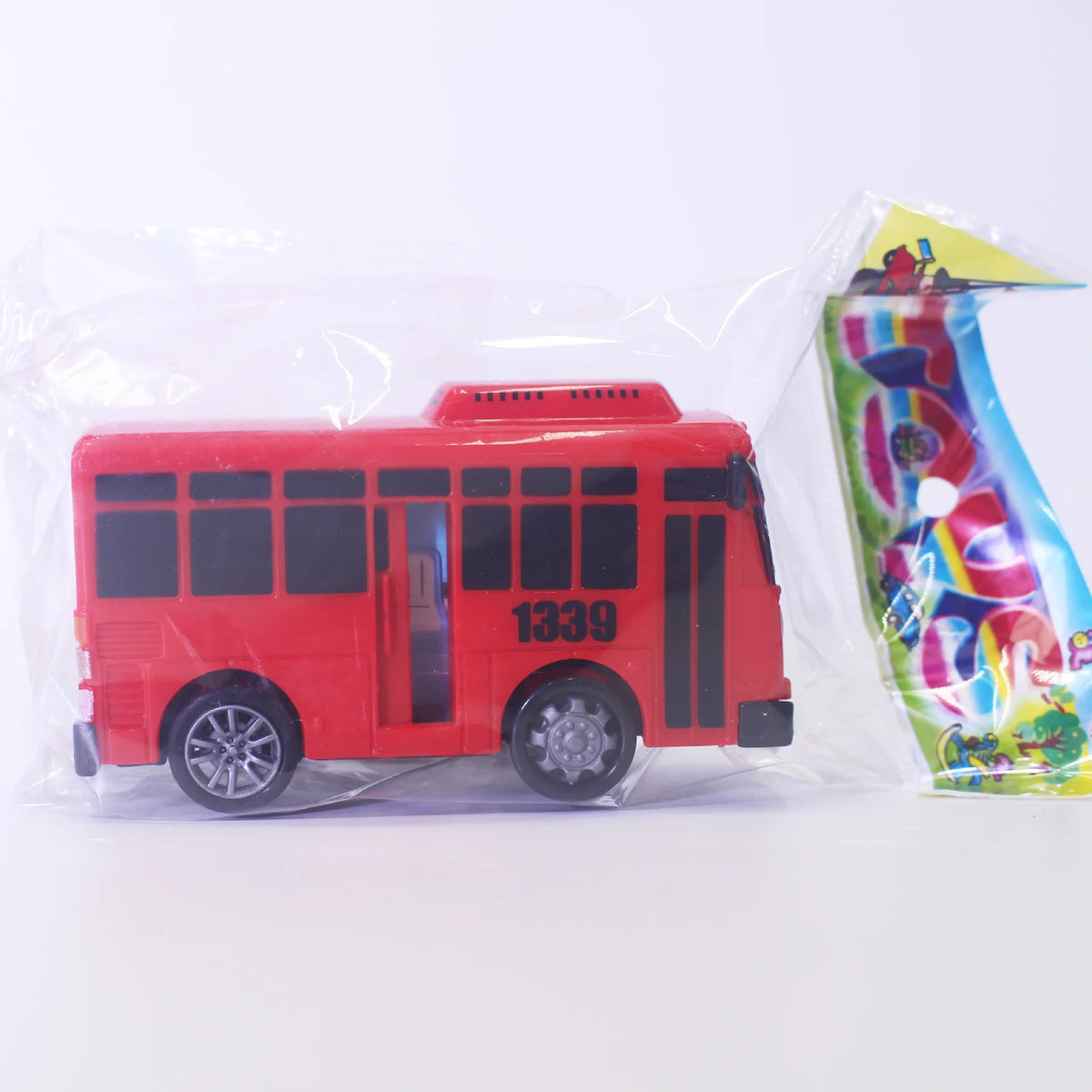 Pull-Back Mini Bus Toy with Openable Doors