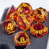 Eye Dice Set – 7-Piece Resin Polyhedral Dice for Horror RPG Games