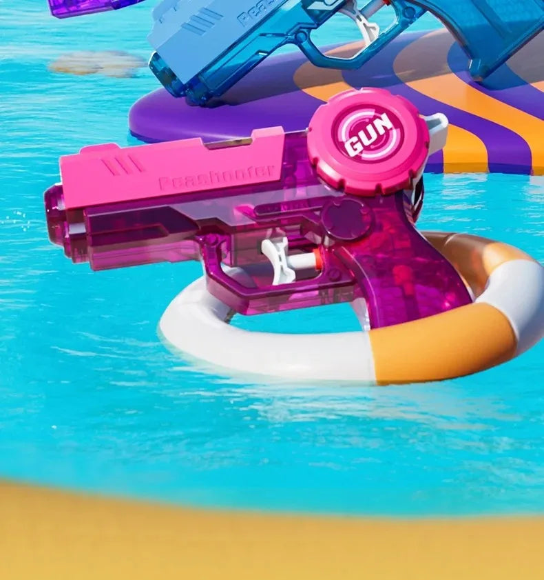Jump Chamber Press Water Gun for Kids