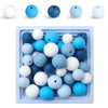 12mm Silicone Beads for DIY Jewelry Making & Crafts (20/50/100 Pack)