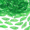 Colorful Acrylic Leaf Charms for Jewelry Making and DIY Crafts (100-Pack)