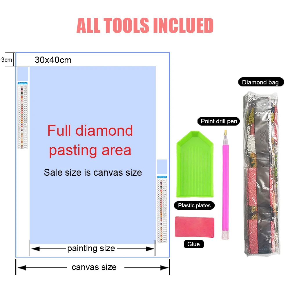 Delicious Cake Diamond Painting Kit – DIY Mosaic Art for Home Decor