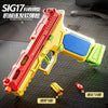 Realistic Building Block Toy Pistol with Shell-Ejecting Action