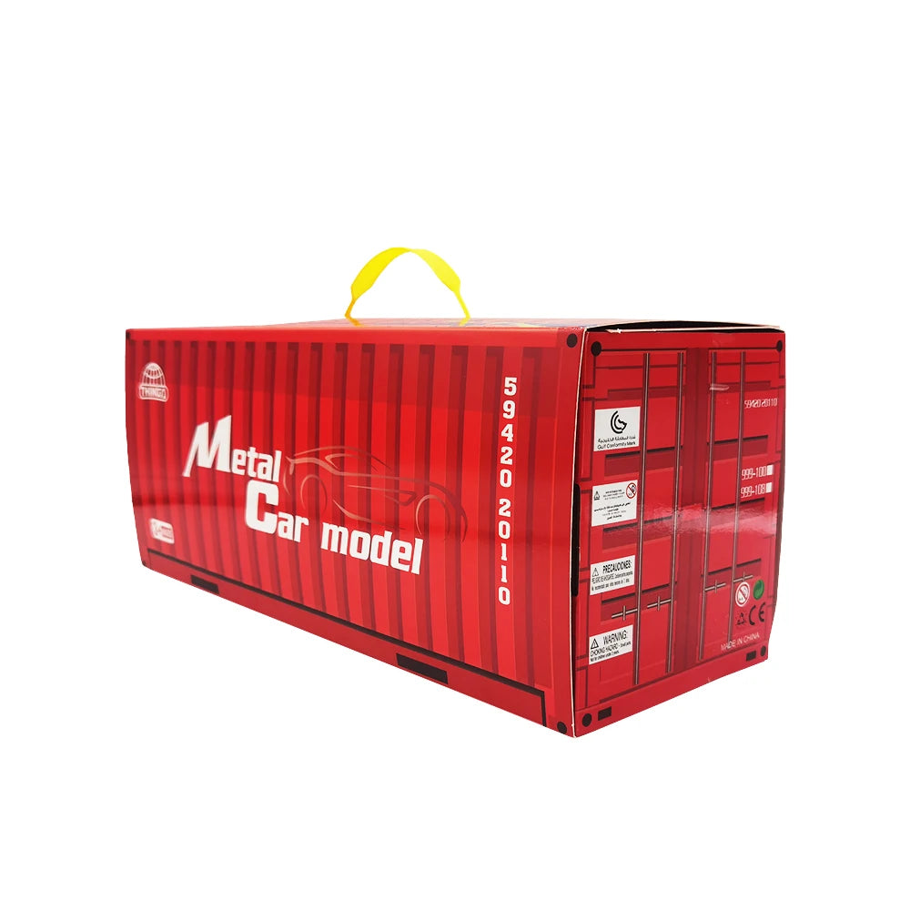 48-Piece Die-Cast Metal Car Collection with Storage Case