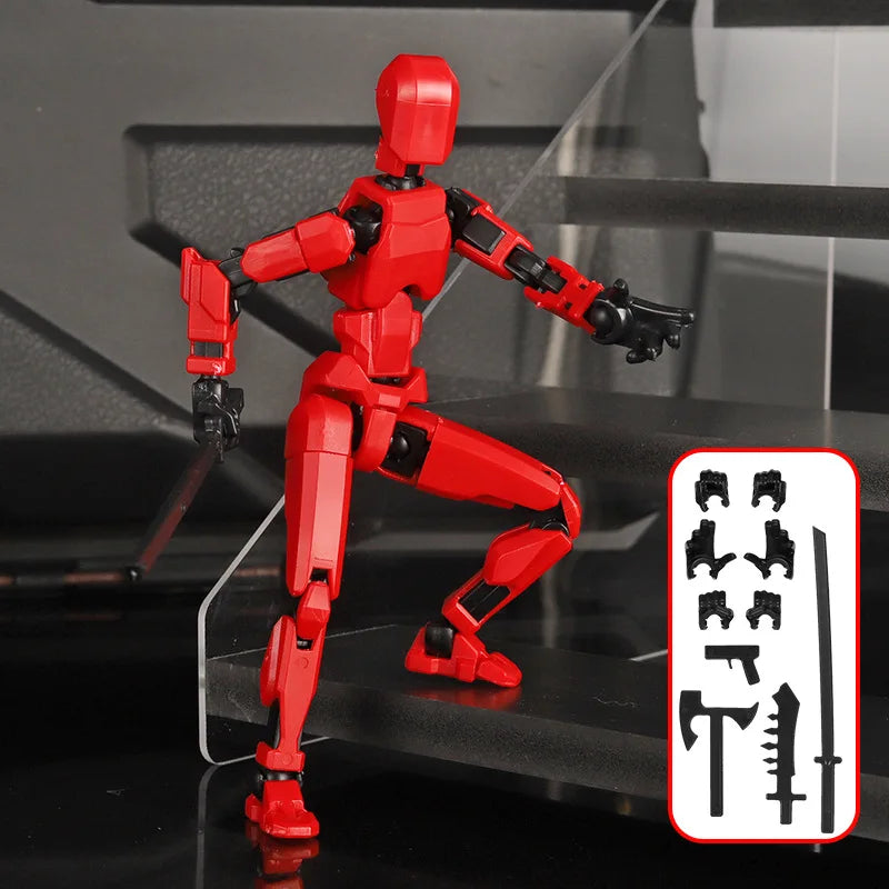 3D Articulated Action Figure Building Toy